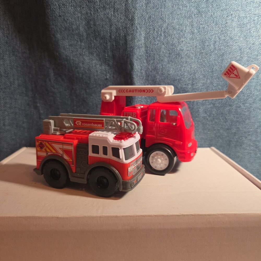 Fire Truck Ambulance Lot 6pc Emergency Rescue Play Set - Picture 6 of 16